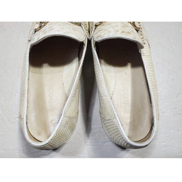 Belvedere Italo 1010 Crocodile & Lizard Leather Horsebit Loafers w/ Box | 8.5M - Picture 7 of 16